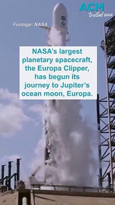 NASA launches Europa Clipper to Jupiter's ocean moon