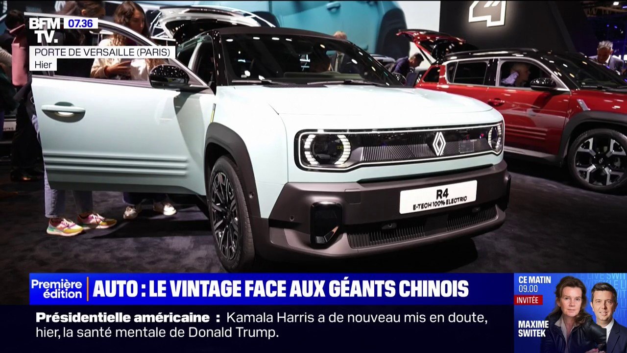 Mondial de l'auto: les modèles vintage face aux géants chinois