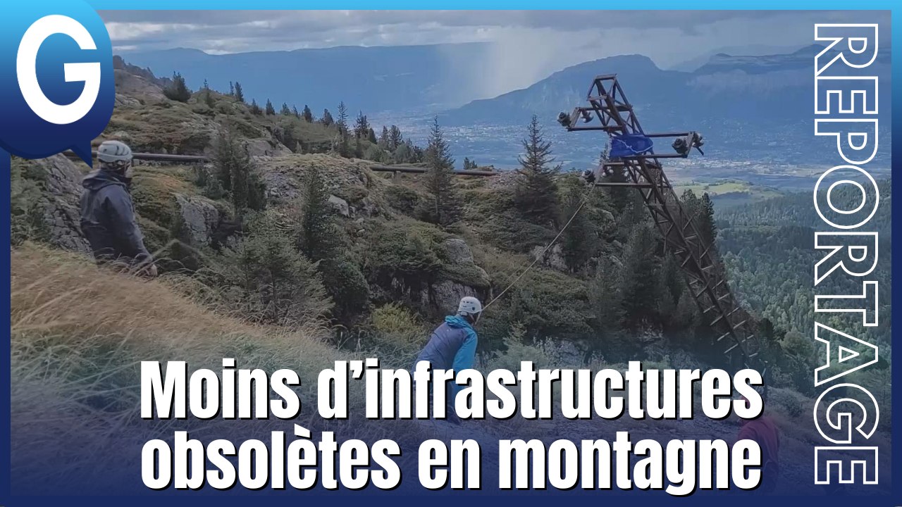 Reportage - Le massif de Belledonne débarrassé d'infrastructures obsolètes