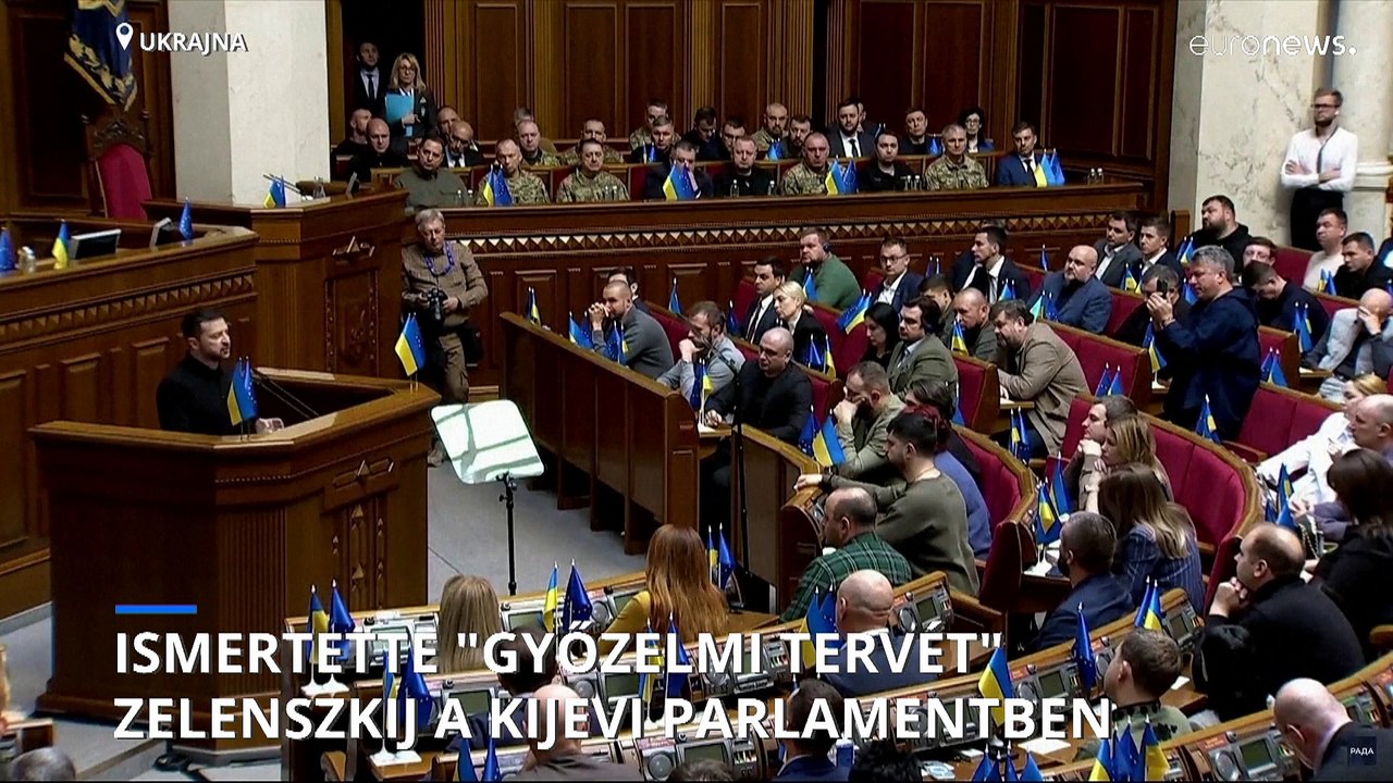 Zelenszkij a kijevi parlamentben: legkésőbb jövőre be lehetne fejezni a háborút