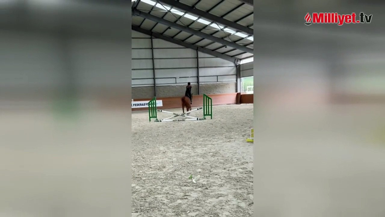 Talihsiz kaza! Fenomen Danla Bilic attan düştü