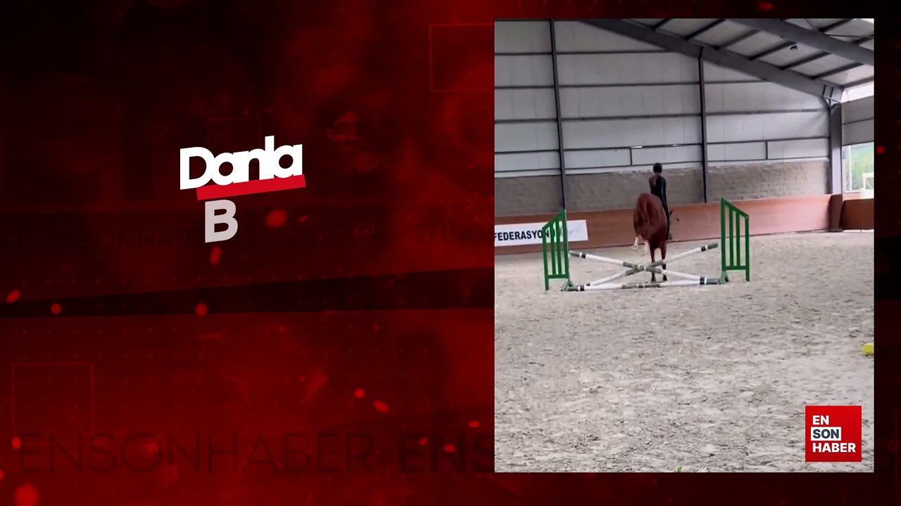 Danla Bilic attan düştü