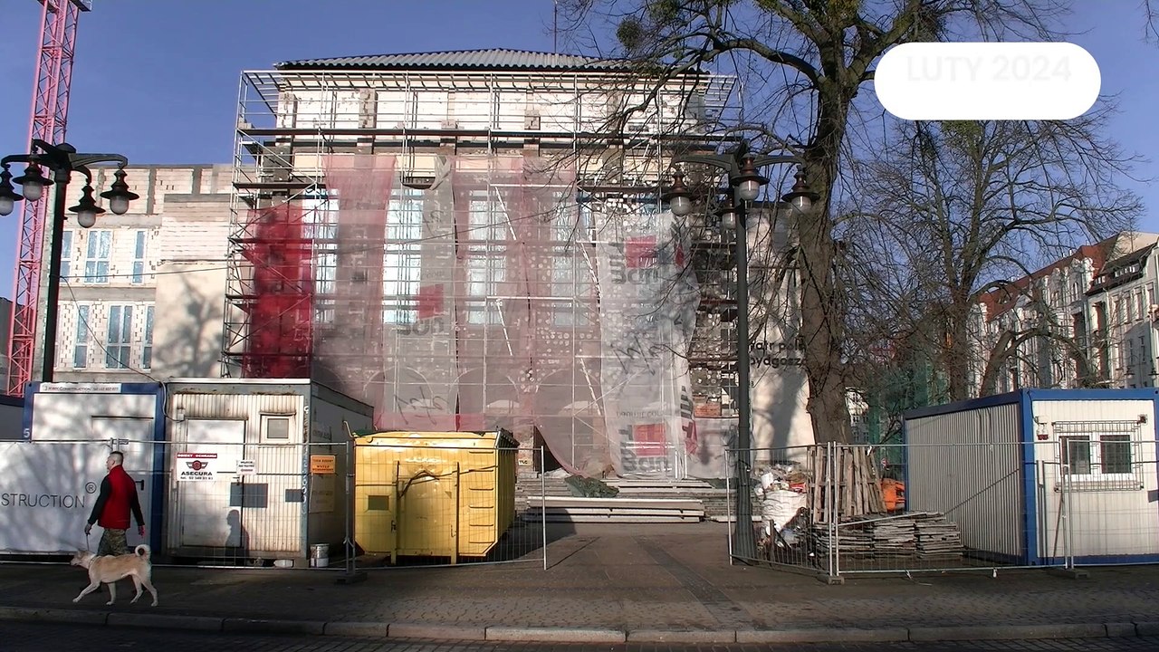 Zobacz postęp prac przy remoncie Teatru Polskiego w Bydgoszczy