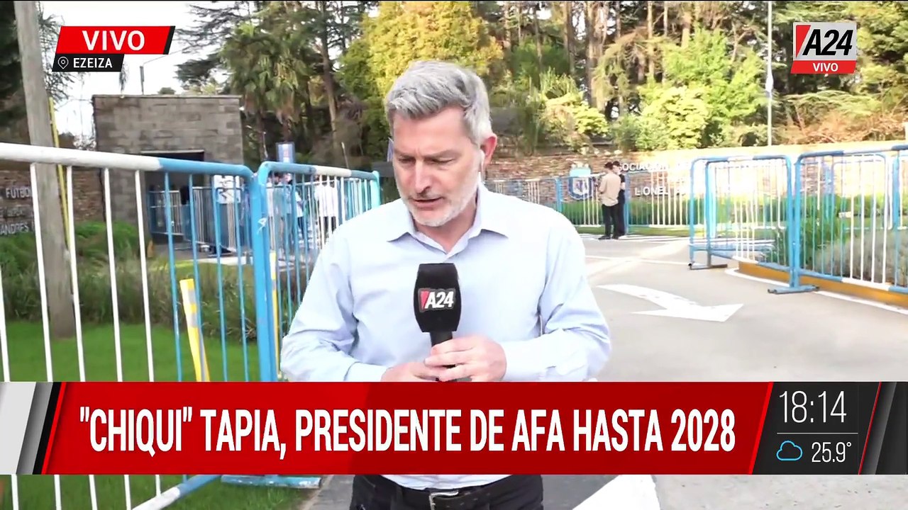 CHIQUI TAPIA REELECTO: SERÁ PRESIDENTE DE AFA HASTA 2028