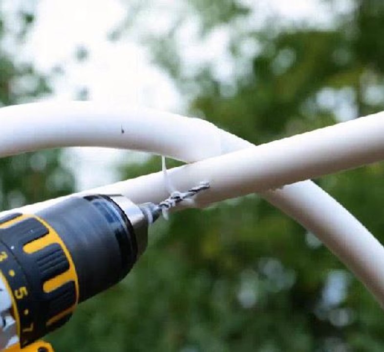 Repurpose plastic pipes for your plants needs!