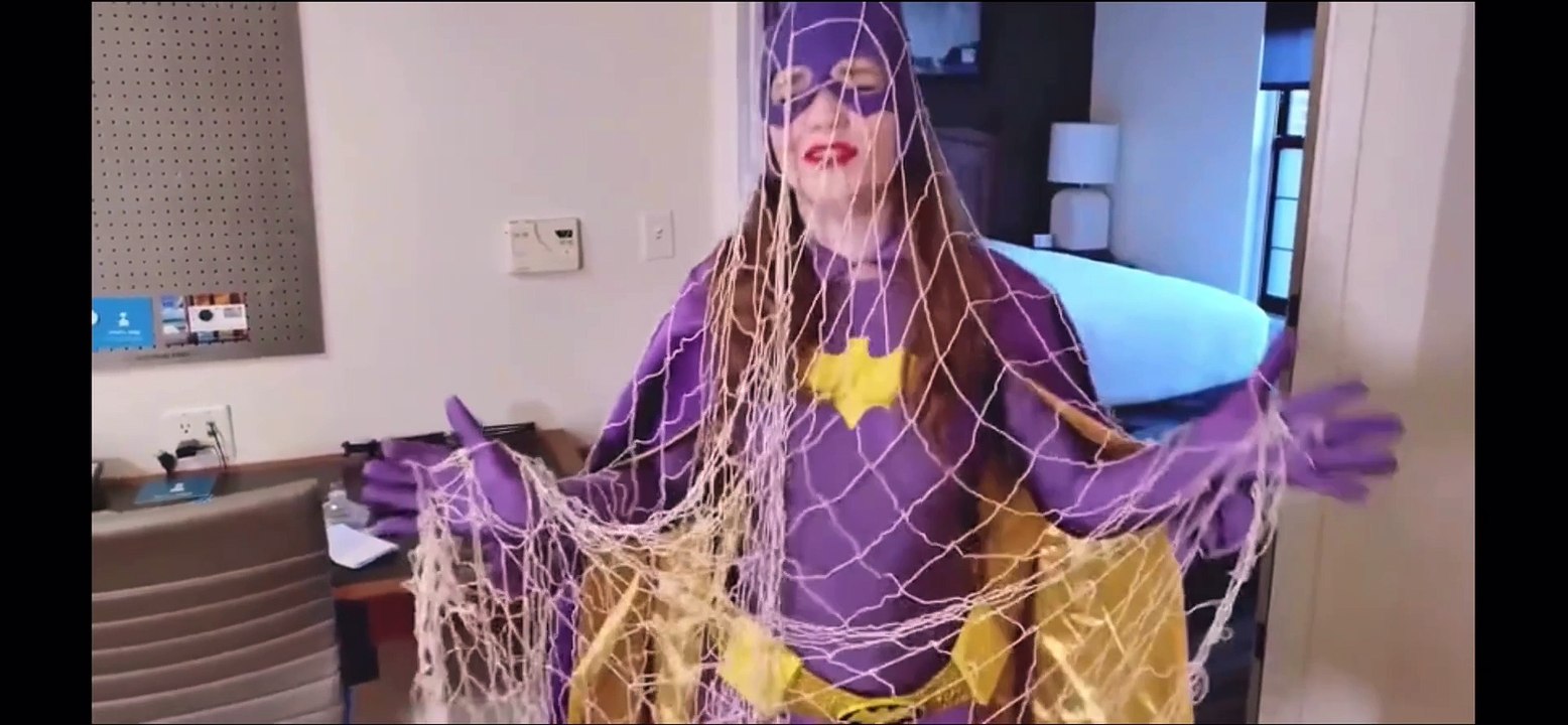 Batgirl Suffers Night of Sleepy Defeats Electro Knocked Out 4K HD