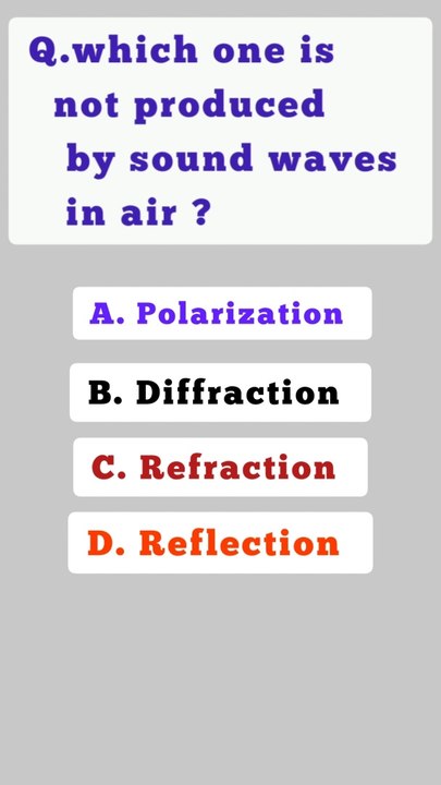 Which one is not produced by sound waves in air?