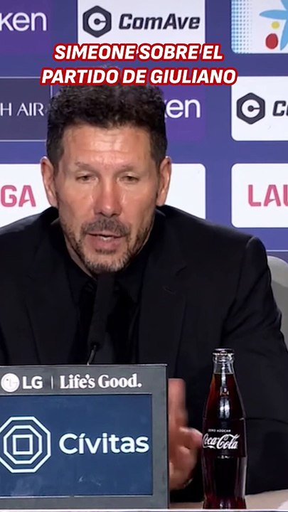 Las palabras de Simeone sobre el partido de Giuliano contra el Lega