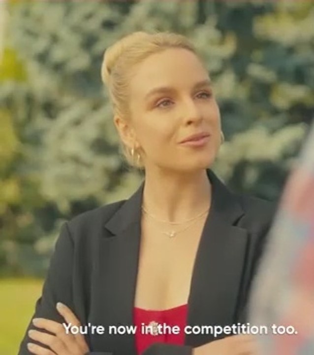 Three man compete for beauty’s heart