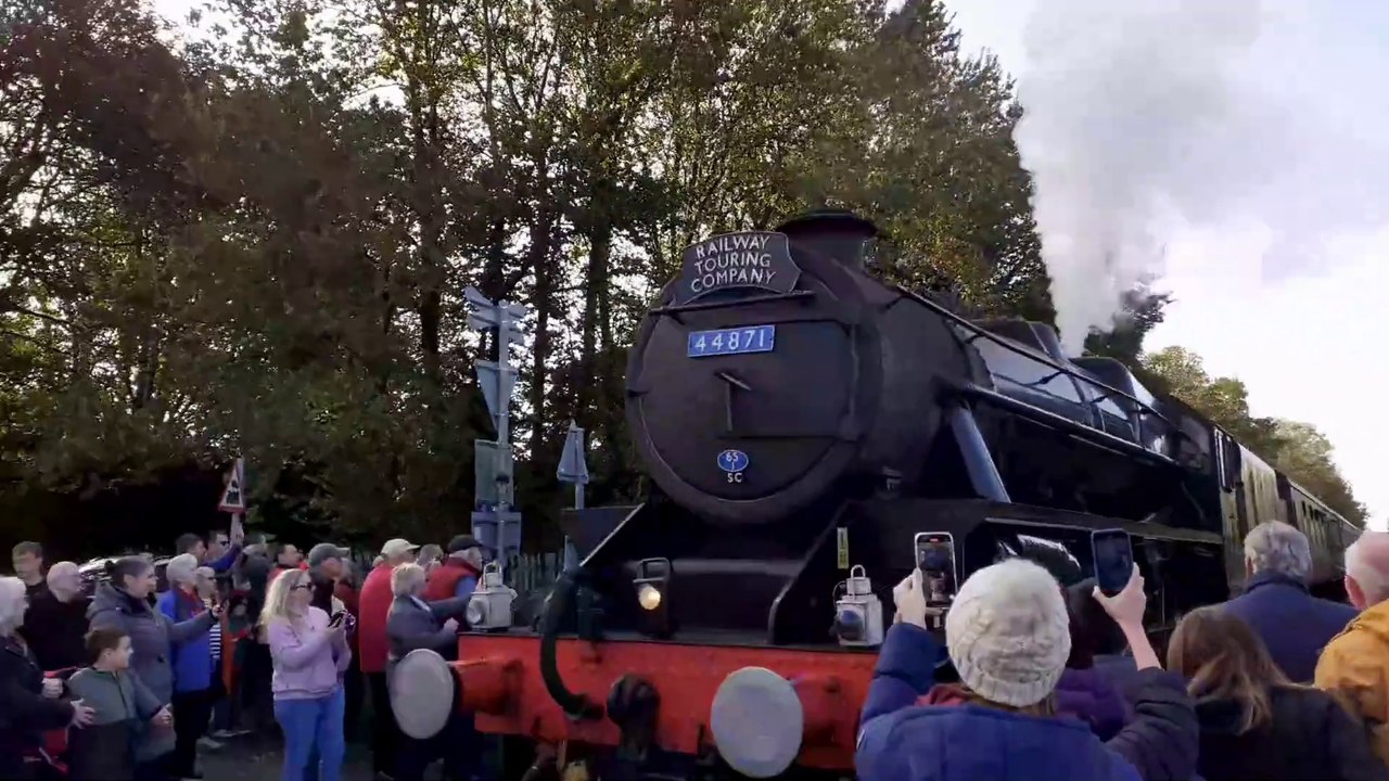 Steam train at Pembroke Dock