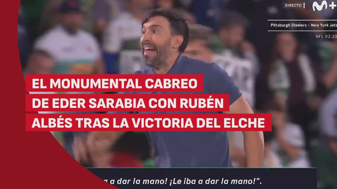Eder Sarabia estalla contra Rubén Albés: “¡Que se vaya con su p*** madre!”