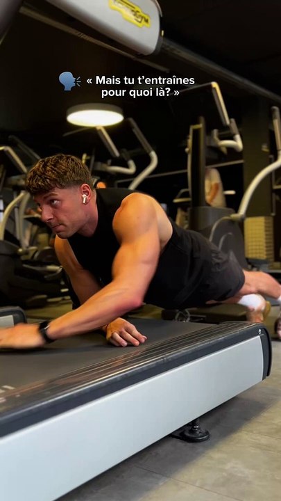 Mais tu t’entraînes pourquoi là ?