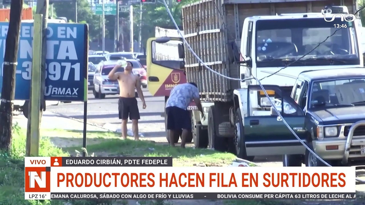 SCZ LECHEROS LAMENTAN QUE NO PUEDEN LLEVAR SU PRODUCCIÓN POR BLOQUEOS