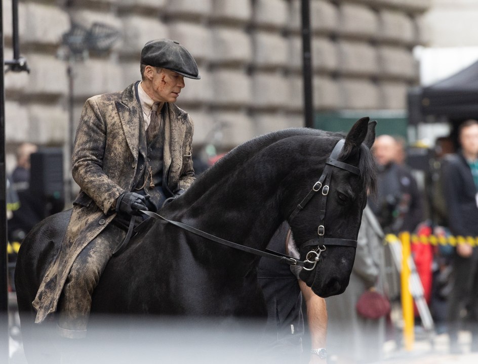 Cillian Murphy spotted filming Peaky Blinders movie in Birmingham