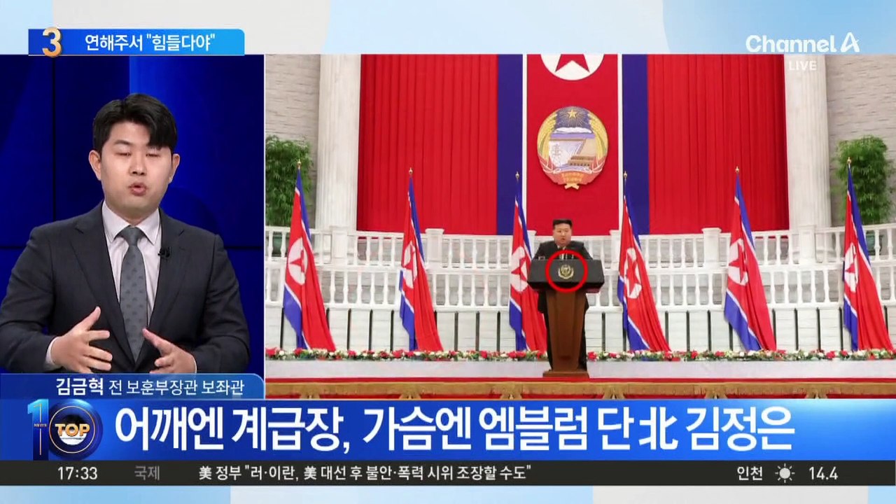 김정은 ‘위원장 마크’의 비밀…존재감 과시?
