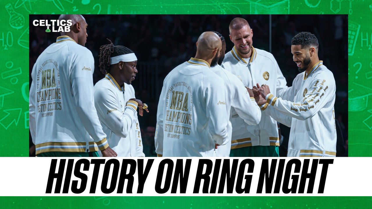 Celtics make Ring Night historic | Celtics Lab