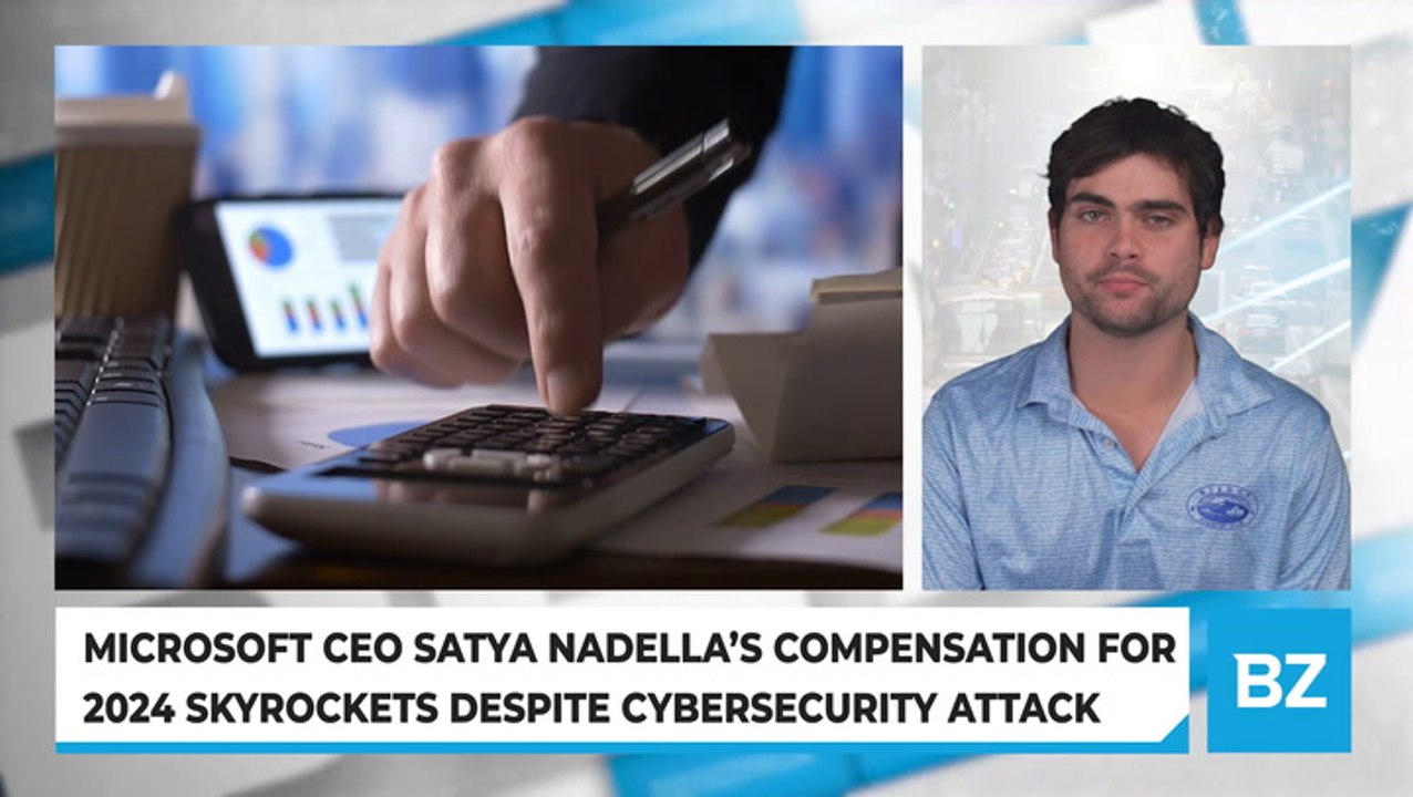 Microsoft CEO Satya Nadella's Compensation For 2024 Skyrockets Despite Cybersecurity Attack