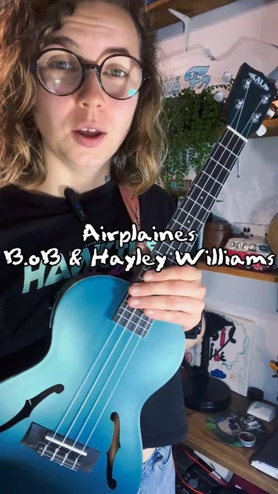 Airplaines B.O.B Hayley Williams ukulele tuto