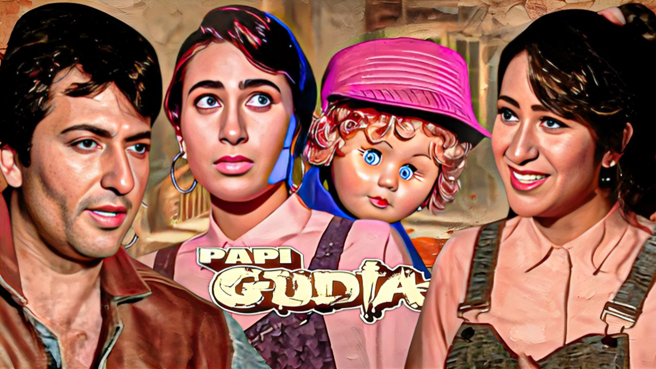 Papi Gudia (1996) On-Location | Karishma Kapoor | Avinash Wadhawan | Shakti Kapoor