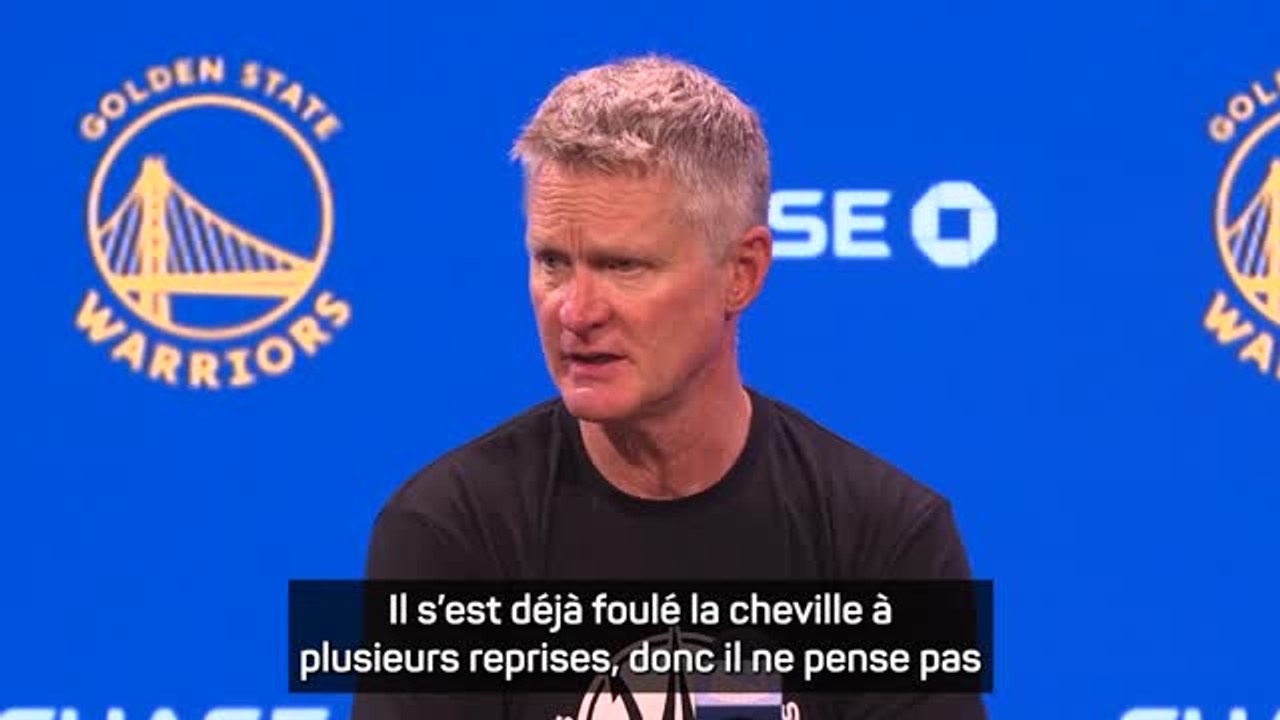 Warriors - Steve Kerr rassurant sur Steph Curry