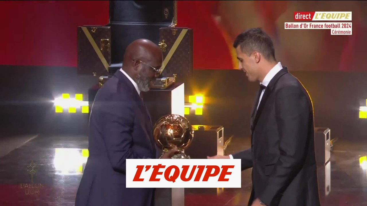 Rodri remporte le Ballon d'Or 2024 - Foot - Ballon d'Or