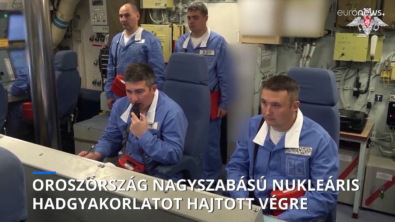 Oroszország kiterjedt nukleáris fegyvergyakorlatokat indított