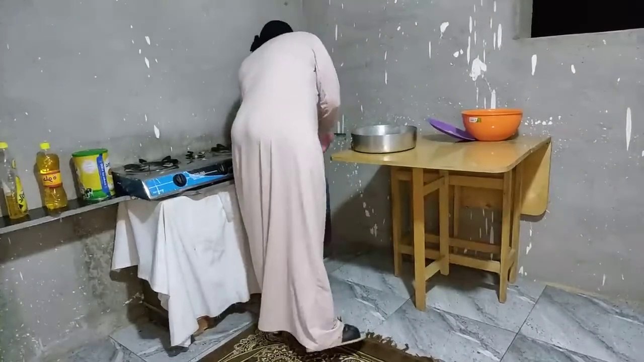 روتين طبخ البطاط/روتين تنظيف المطبخ