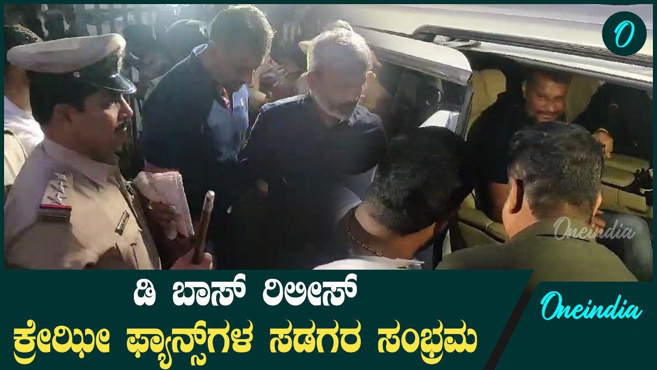 ದರ್ಶನ್ ರಿಲೀಸ್, ಮುಗಿಲು ಮುಟ್ಟಿದ ಅಭಿಮಾನಿಗಳ ಸಡಗರ ಸಂಭ್ರಮ