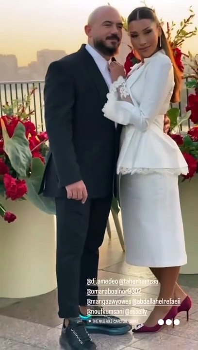 محمود العسيلي يحتفل بزواجه الرابع "فيديو"