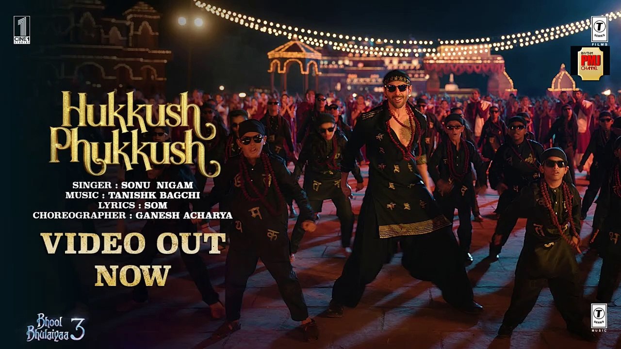 Bhool Bhulaiyaa 3: Hukkush Phukkush (Song) Kartik Aaryan, Triptii | Sonu Nigam, Tanishk | Bhushan