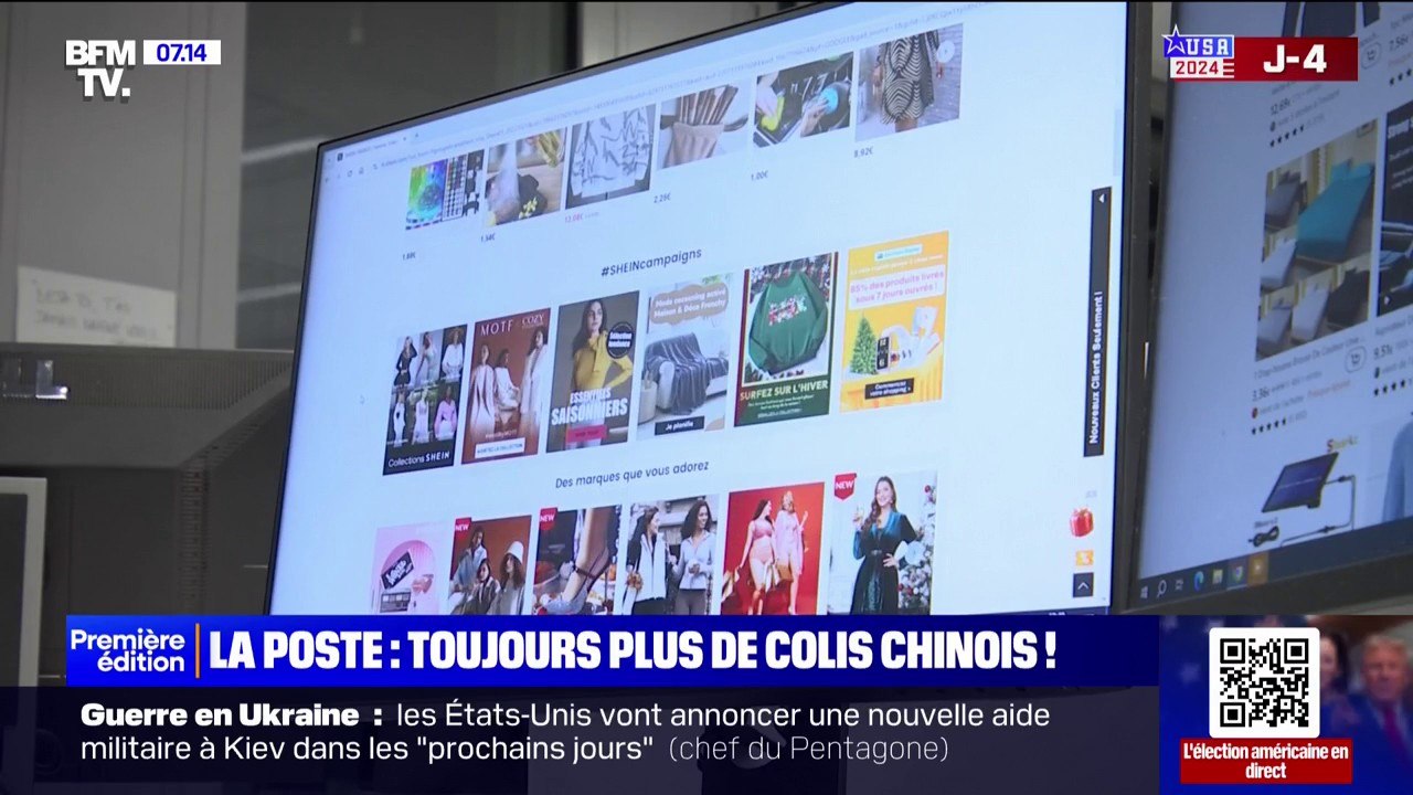 Les plateformes Temu et Shein représentent 22% des colis gérés par La Poste