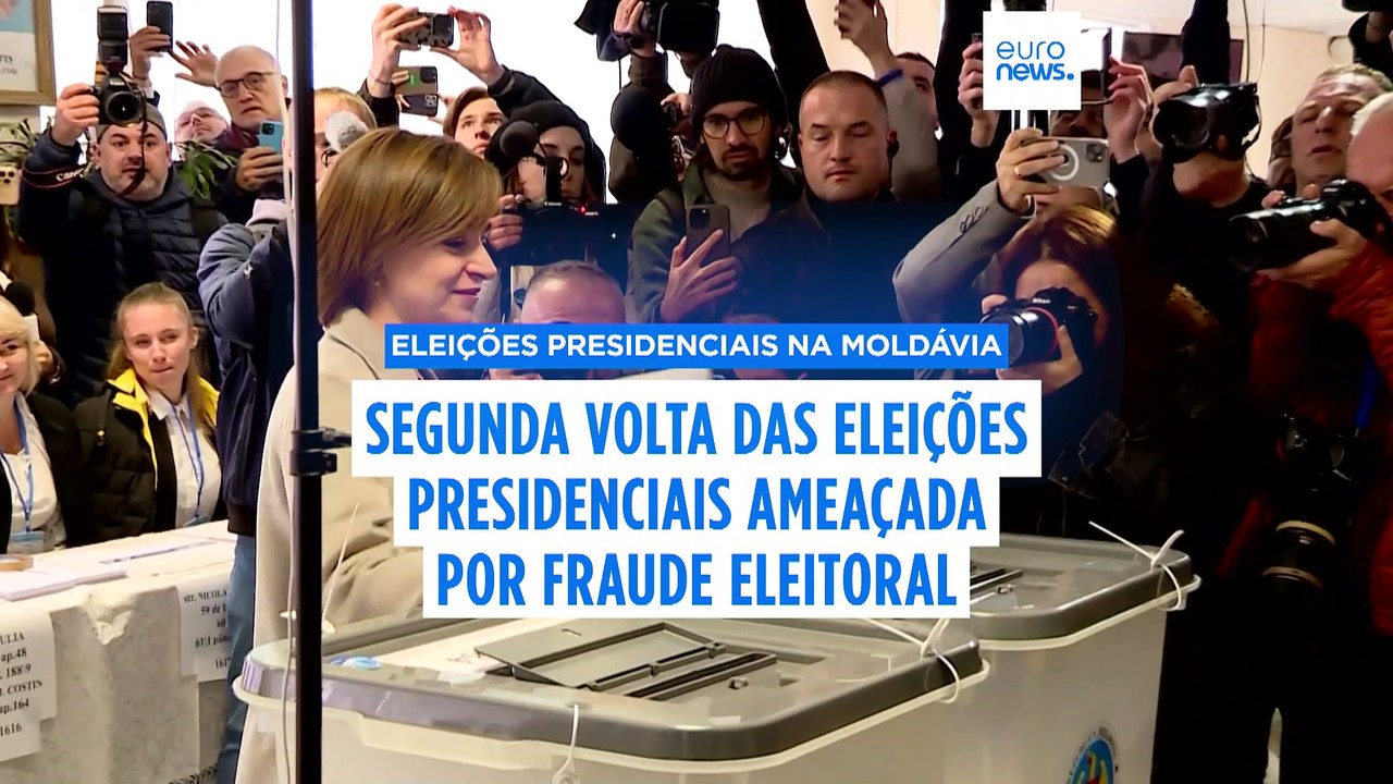 Segunda volta das eleições presidenciais na Moldávia ameaçada por fraude eleitoral