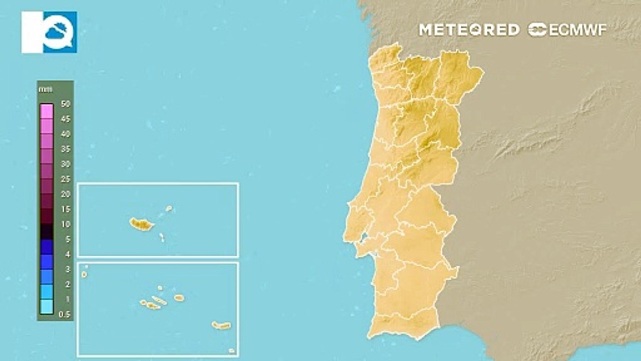 Próximos dias com precipitação mais intensa, sobretudo no norte litoral e na região da Beira Baixa.