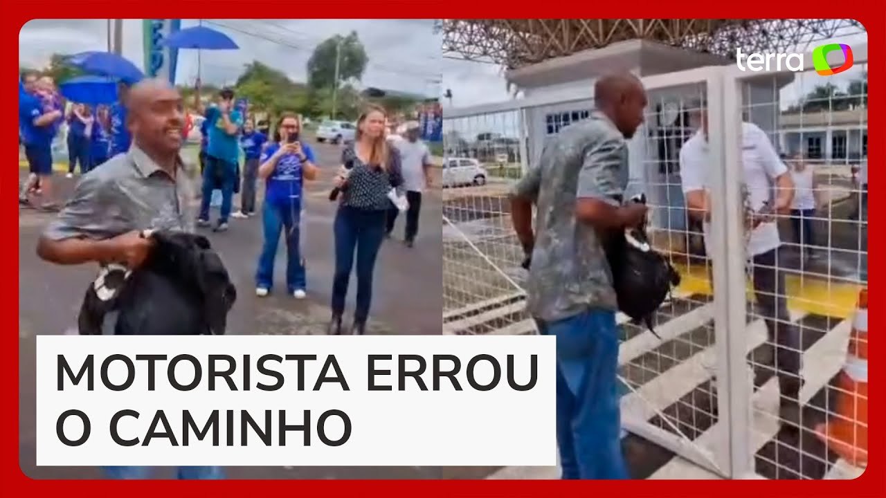 Mecânico chega segundos após fechamento de portão do Enem e ganha um ano de cursinho