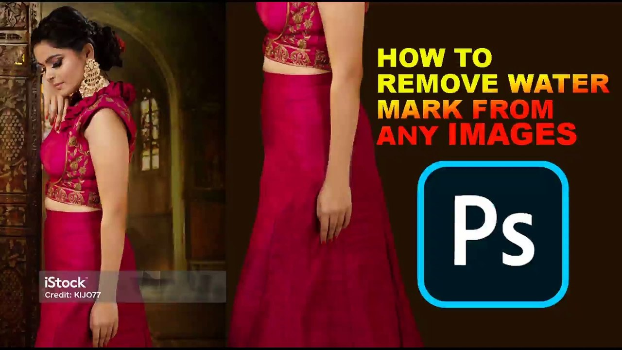 How to remove watermark form any images