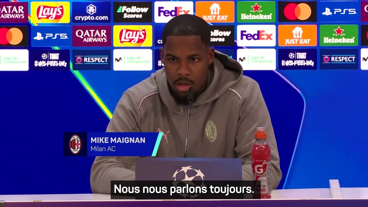 Maignan : "Aucun problème avec Mbappé"