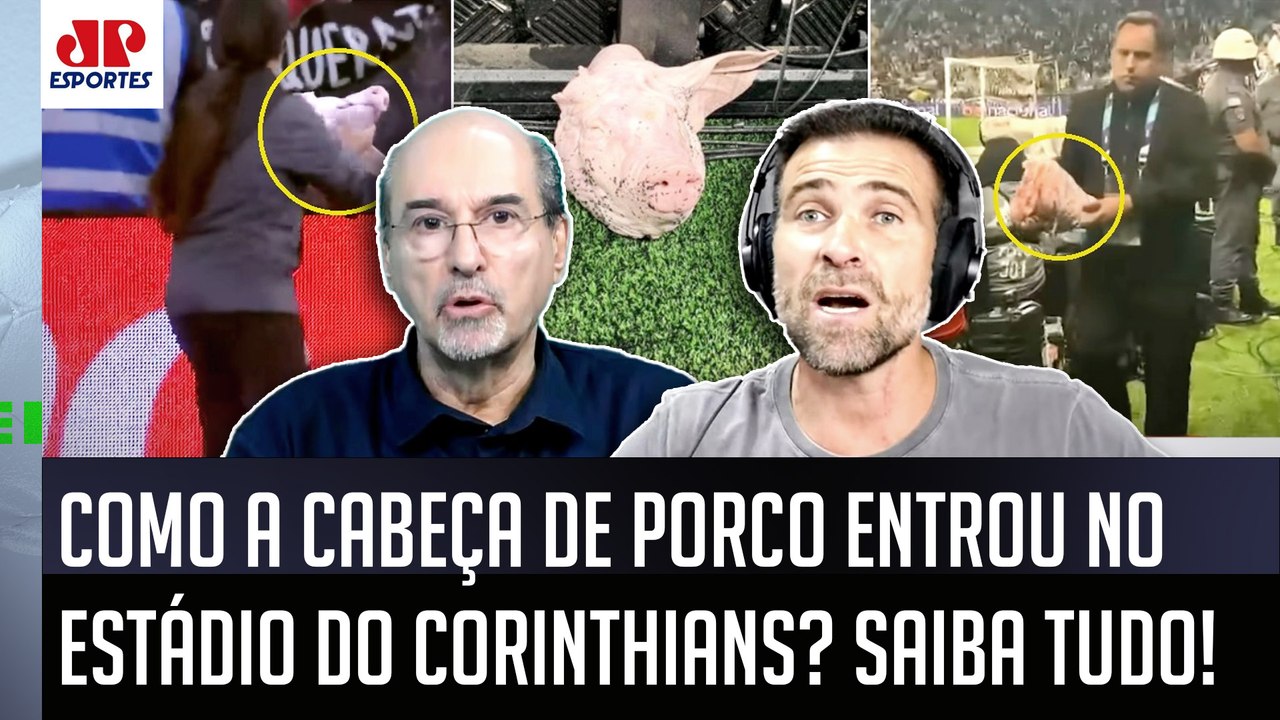 "Gente, SABE COMO a CABEÇA DE PORCO teria ENTRADO no estádio??" BIZARRICE em Corinthians x Palmeiras