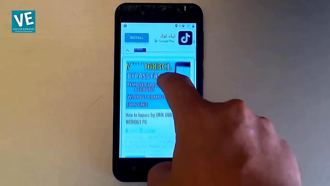 How to Bypass FRP UMX U683CL and remove Google Account lock