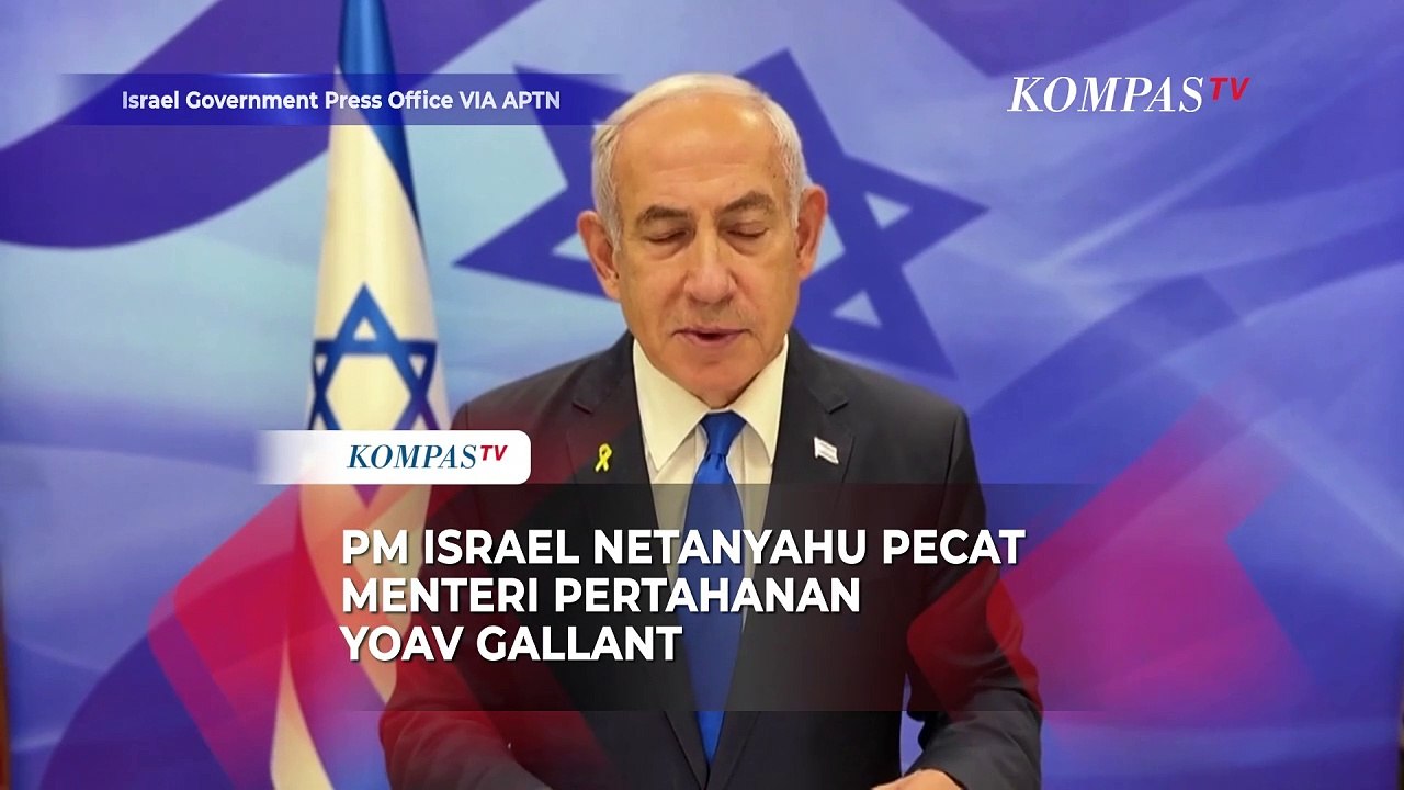 PM Israel Netanyahu Pecat Menteri Pertahanan Yoav Gallant, Ini Alasannya