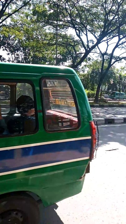 In a street in Bandung.