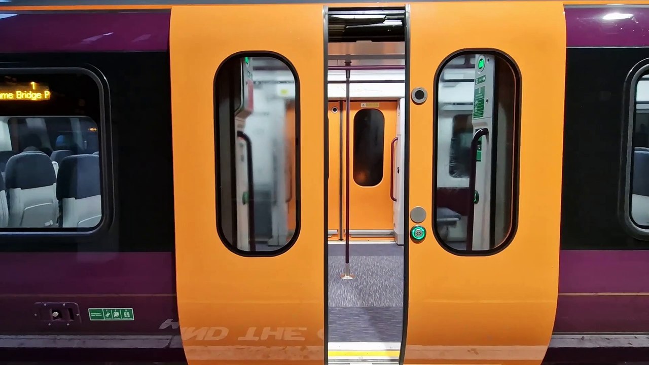 Taking a trip on the new fleet of electric trains stopping in Walsall