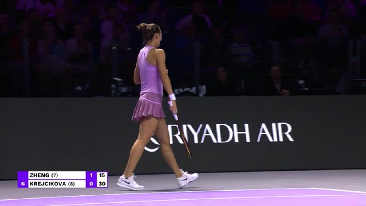 Finals - Zheng en finale !