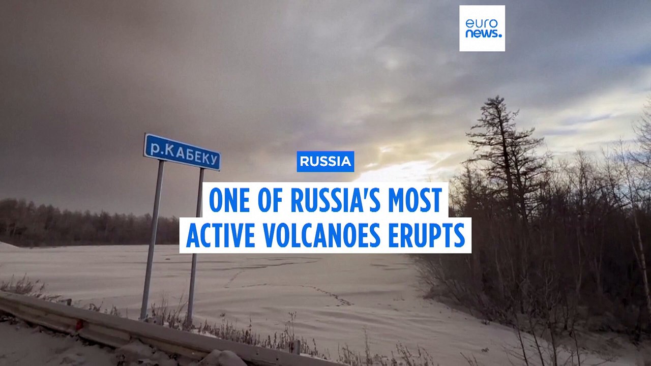 One of the largest volcanoes in Russia's Kamchatka Peninsula erupts