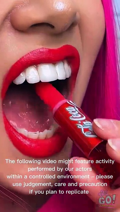 Edible Chewing Gum Lipstick 💄 By 123 GO! House