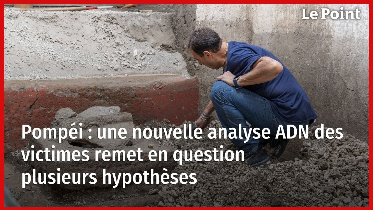 Pompéi : une nouvelle analyse ADN des victimes remet en question plusieurs hypothèses