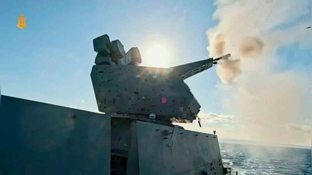 ウクライナ海軍のコルベット艦「イヴァン・マゼーパ」、エーゲ海での砲撃テストに成功