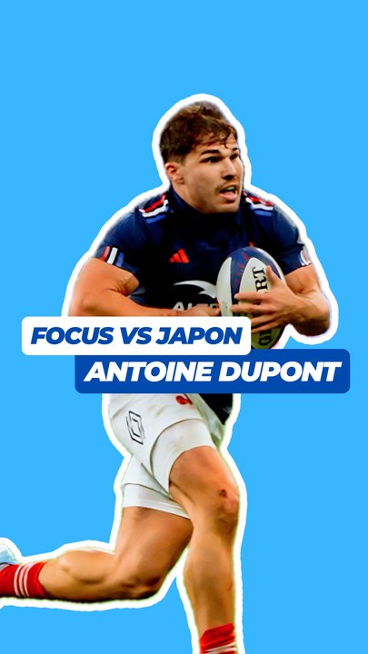 Antoine Dupont face au Japon