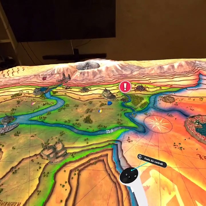 Triangle Strategy VR: Meta Quest 3 con passthrough gameplay