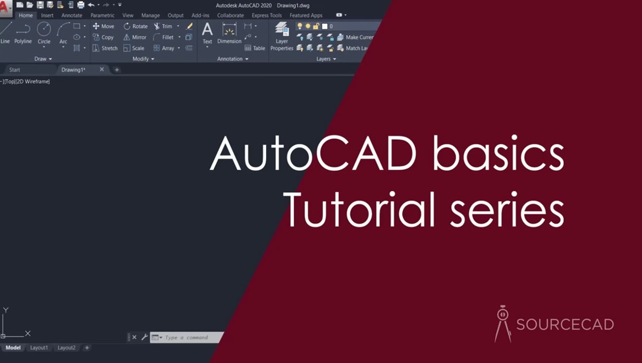 AutoCAD Basic Tutorial for Beginners