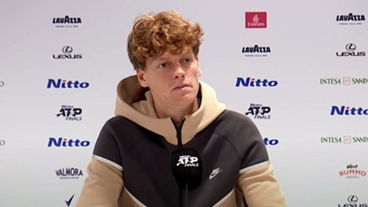 Tennis - ATP Finals 2024 - Jannik Sinner : "Italian people are passionate fans... I enjoy it !"
